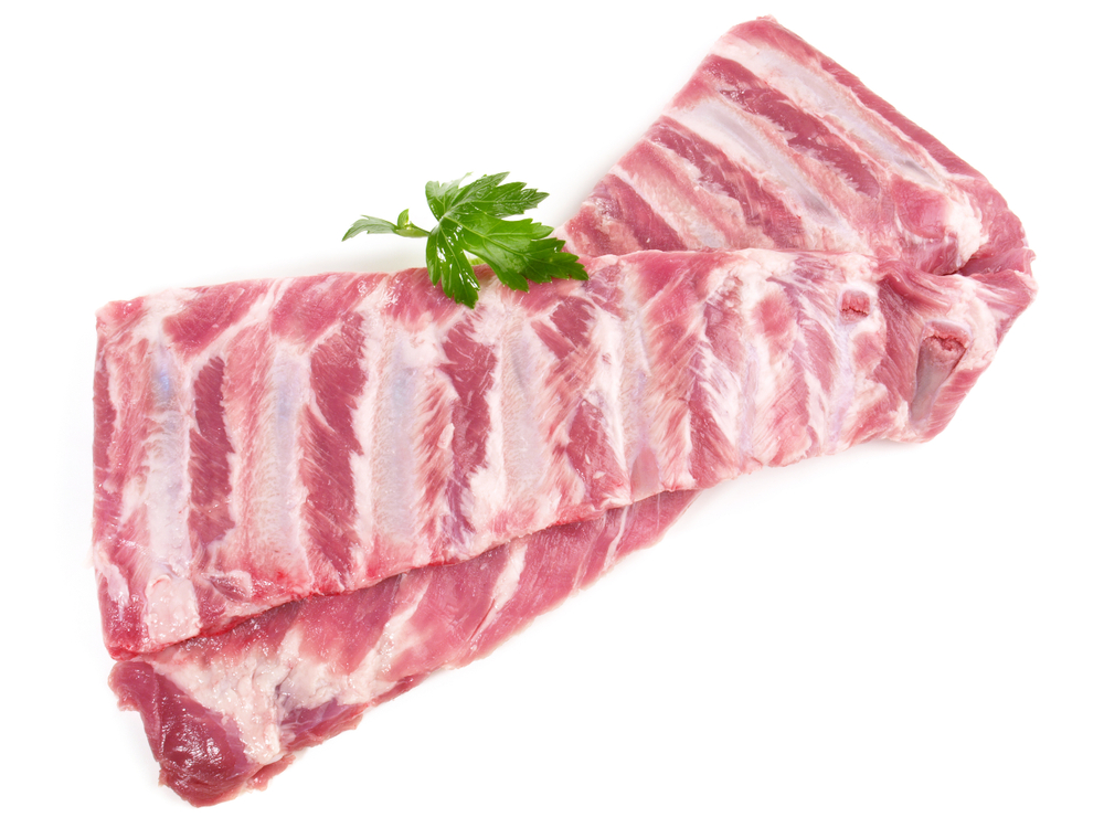 frozen pork spareribs