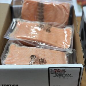 frozen skinless salmon